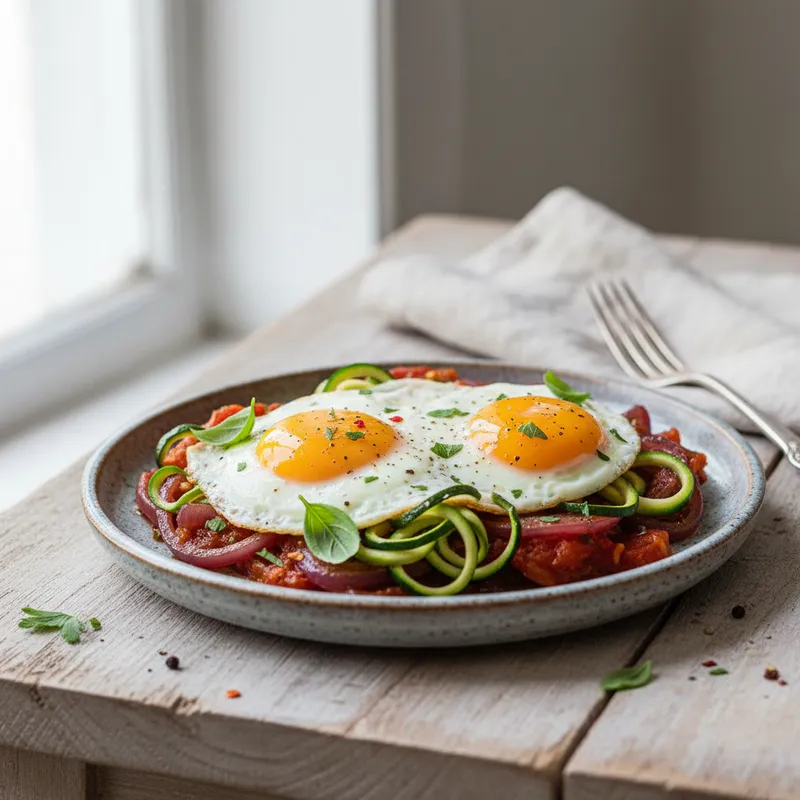 1 Pan Ratatouille Eggs