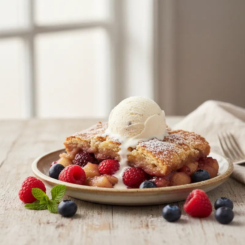 Apple Berry Cobbler