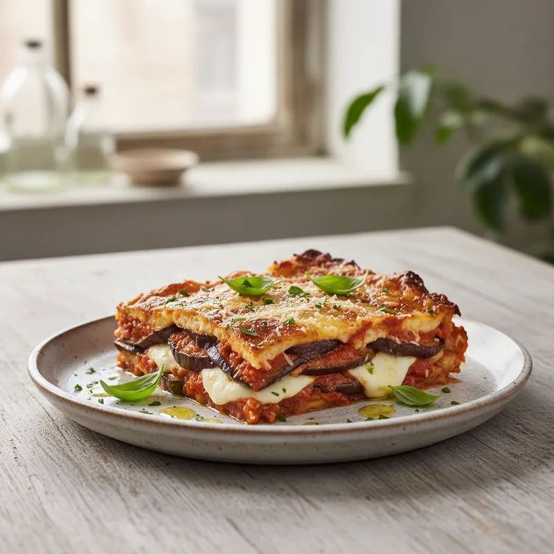 Aubergine Parmigiana