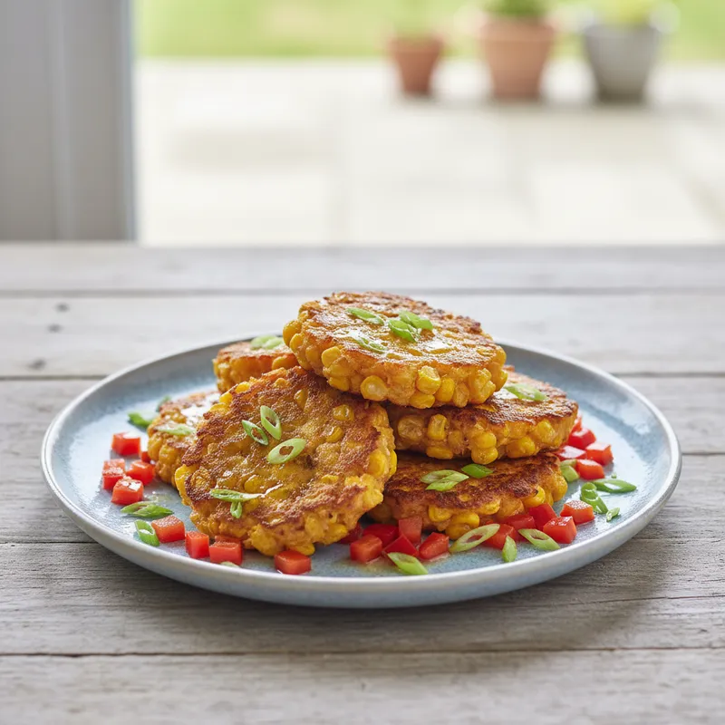Baked Sweetcorn Fritters
