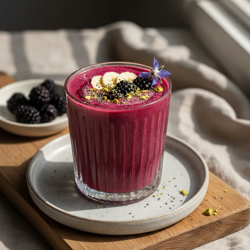 Beetroot And Blackberry Smoothie