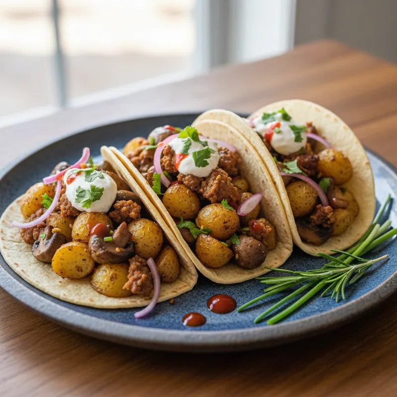 Breakfast Hash Tacos