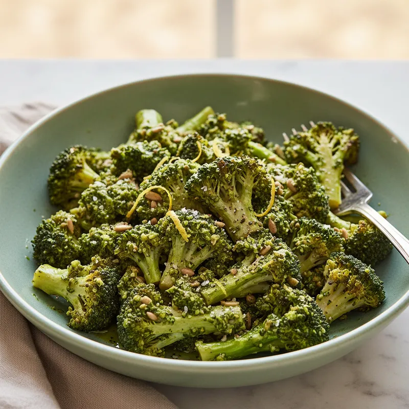Broccoli, Lemon, Sunflower Pesto