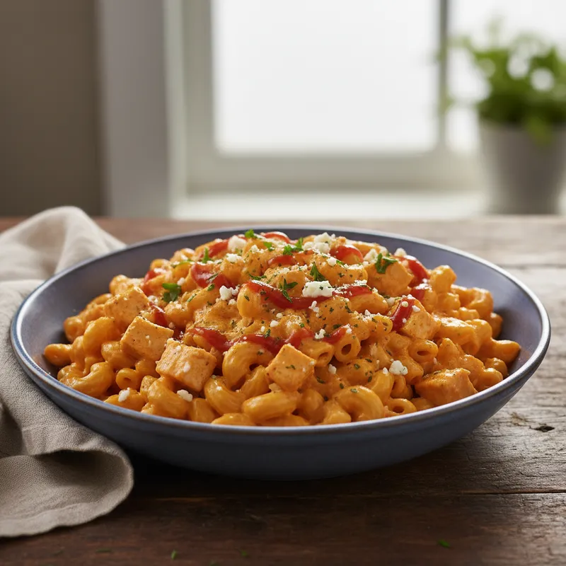 Buffalo Chicken Mac & Cheese