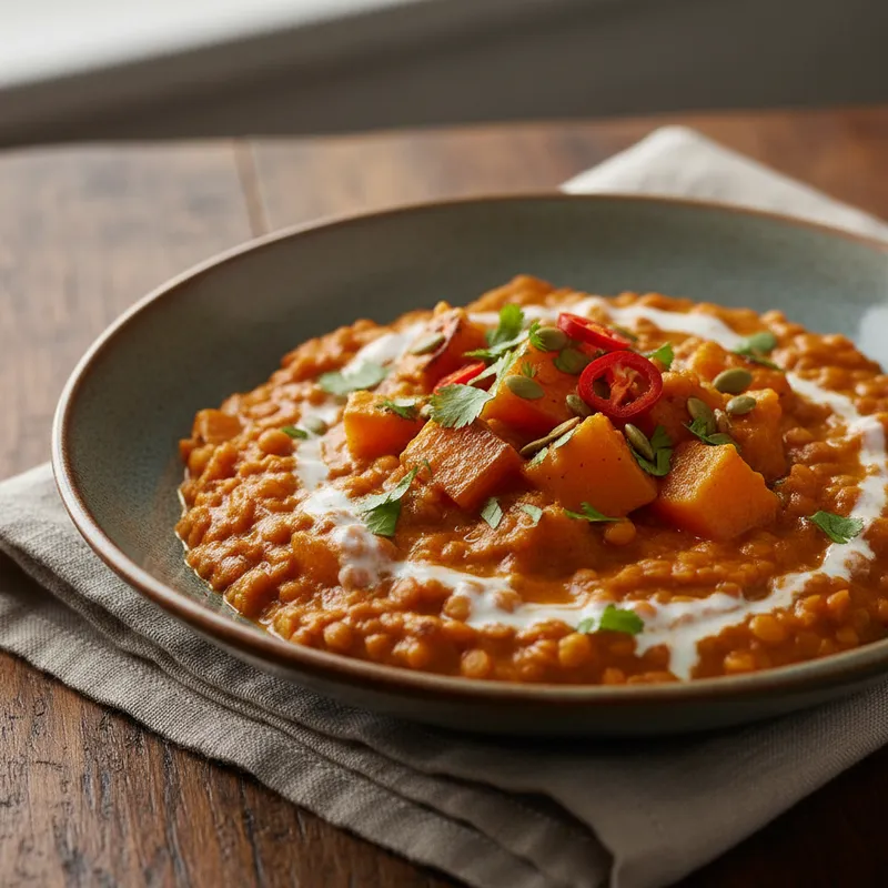 Butternut And Red Lentil Curry