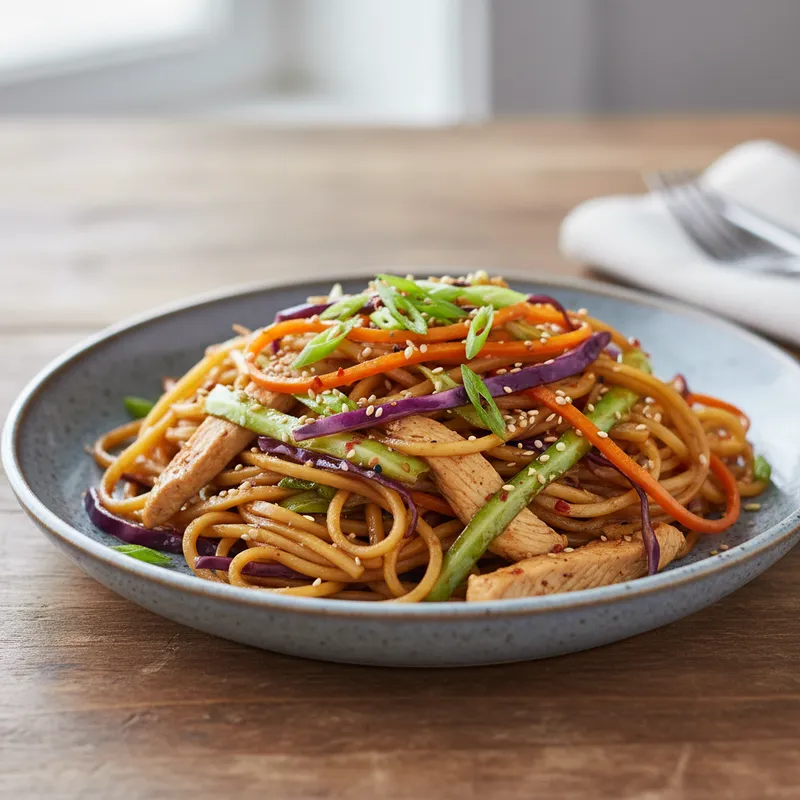 Cabbage Lo Mein