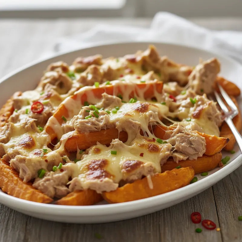 Cheesy Tuna Melt Wedges