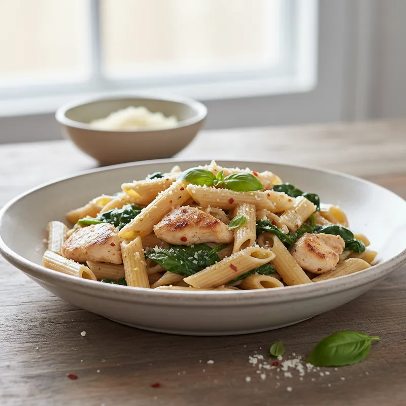 Chicken & Spinach Pasta