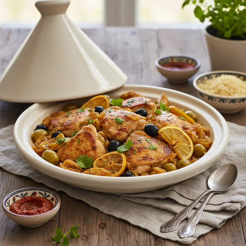 Chicken Tagine With Lemon And Olives