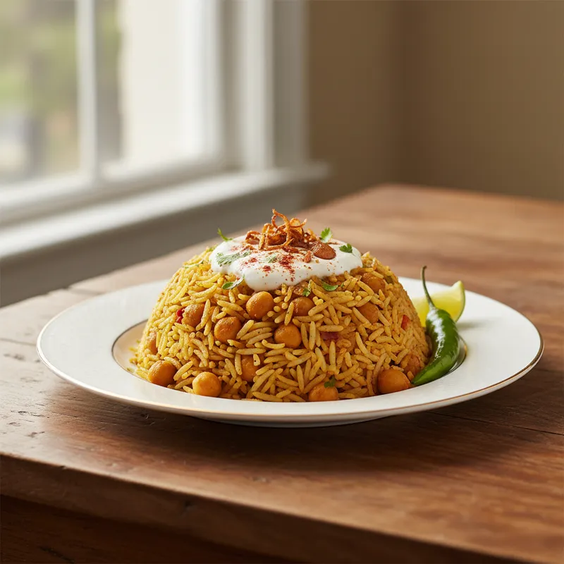 Chickpeas Biriyani