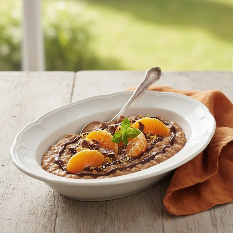 Chocolate And Orange Oats