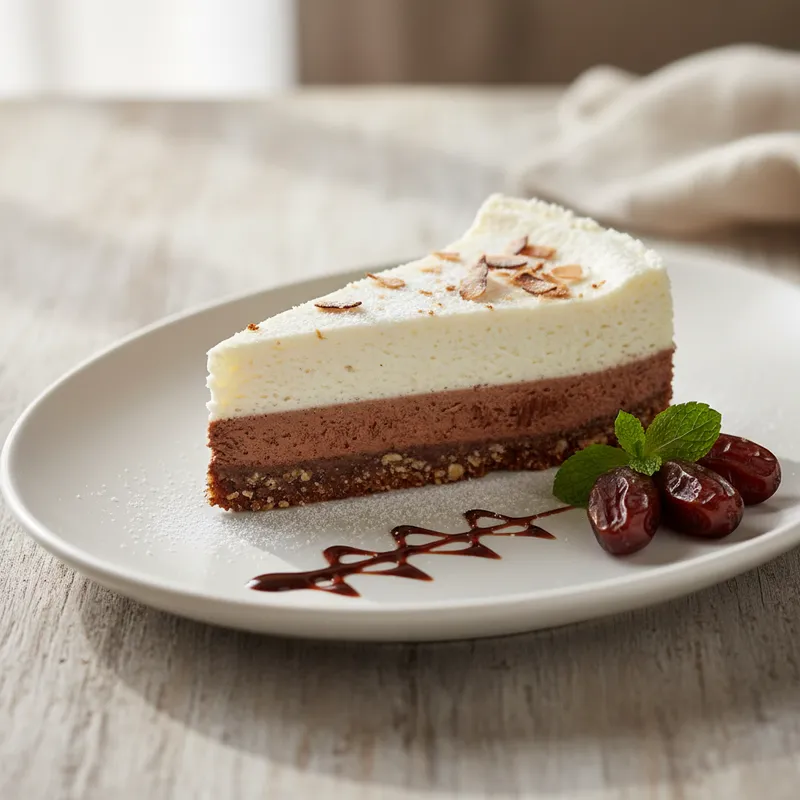 Coconut And Chocolate Cheesecake