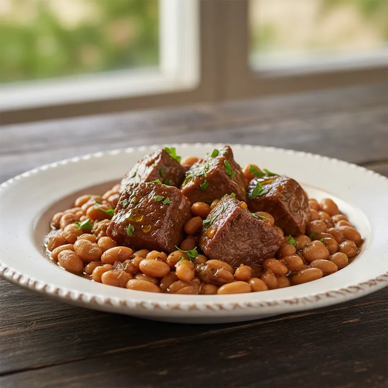 Cowpea And Beef Casserole