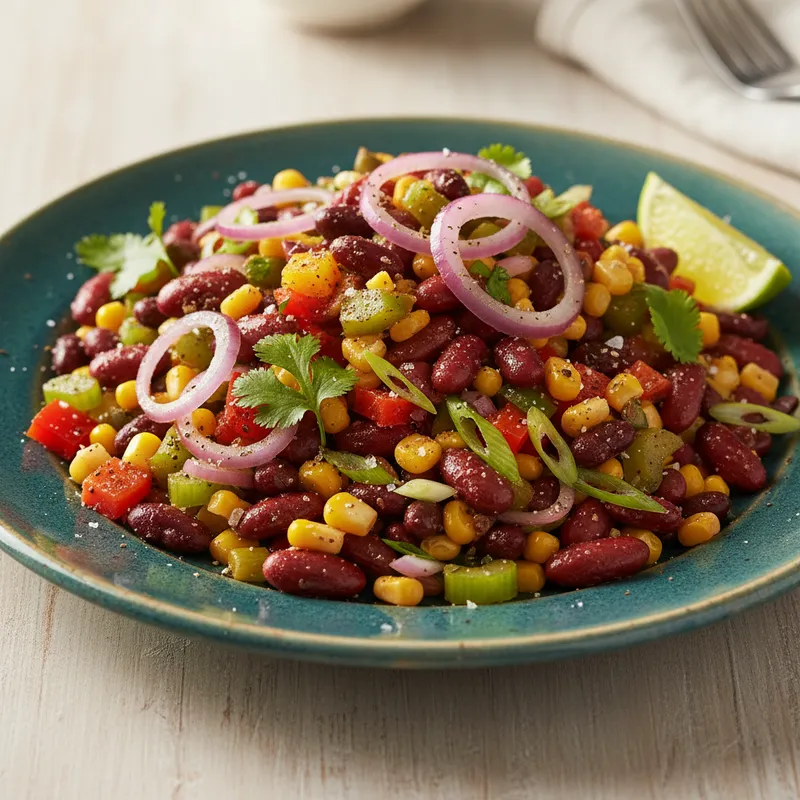 Creole Spiced Bean And Vegetable Salad