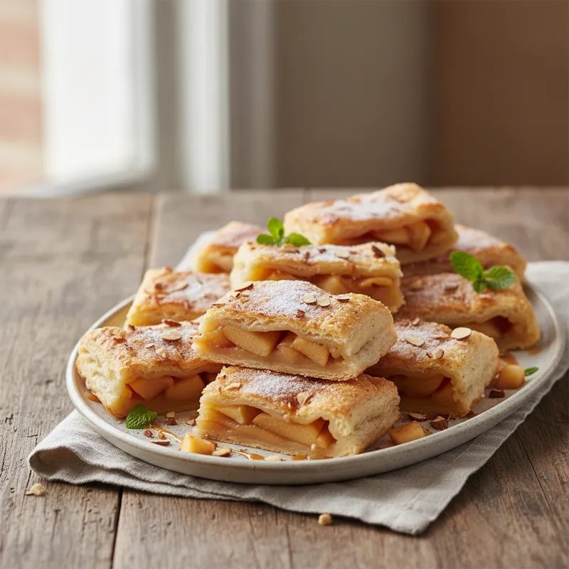 Flakey Apple Pie Bars