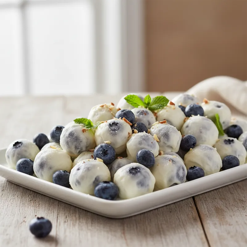 Frozen Yoghurt Coated Berries