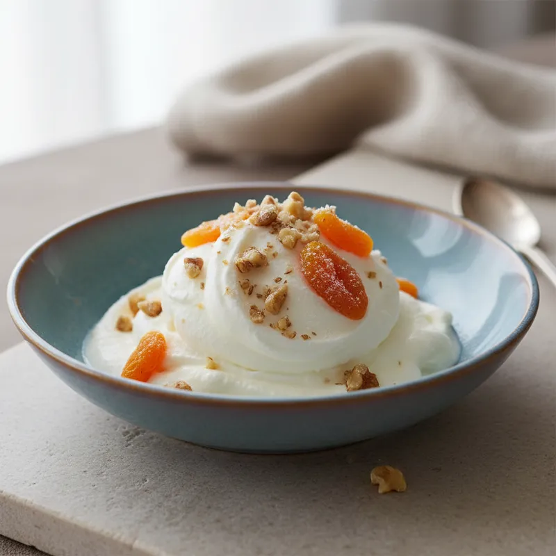 Frozen Yogurt With Fruit & Nuts