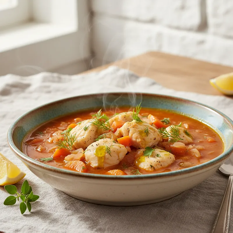 Greek Style Fish Stew