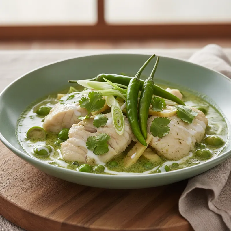 Green Thai Fish Curry