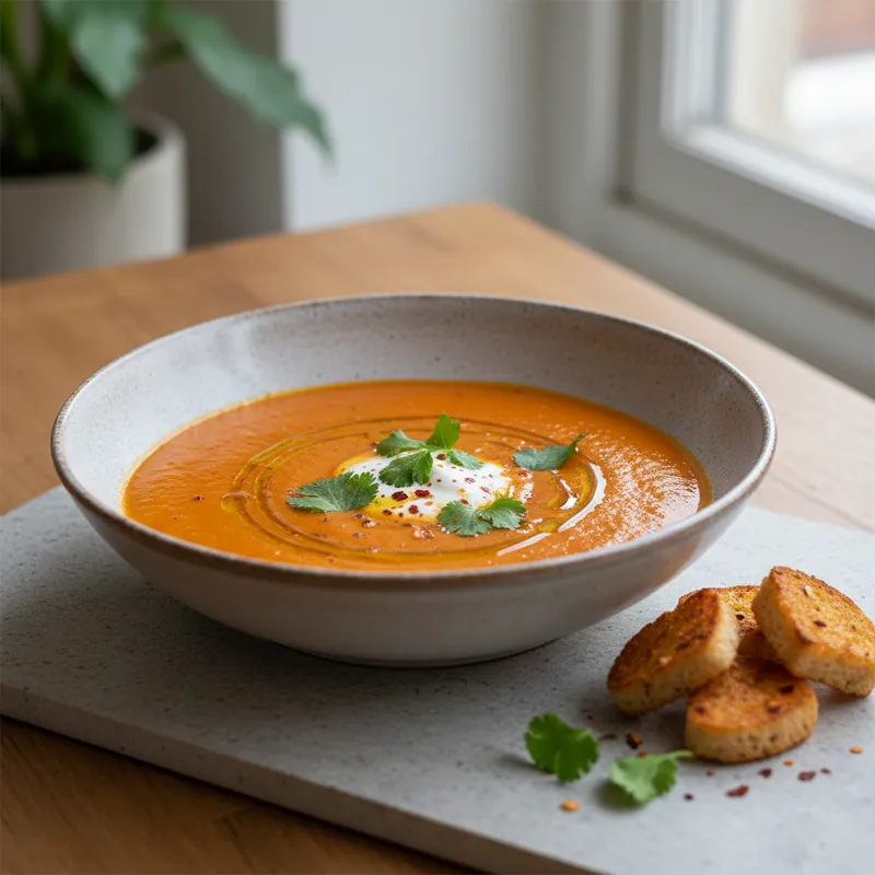 Harissa Carrot Soup