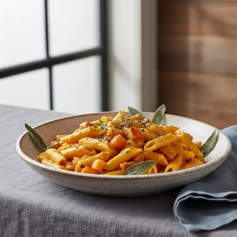 High-Protein Pumpkin Pasta