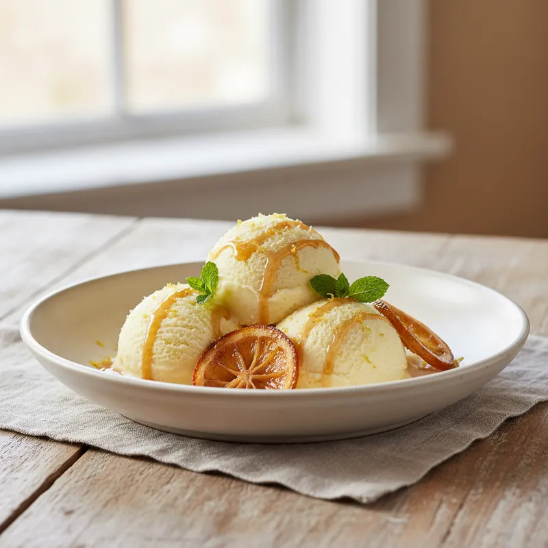 Lemon Frozen Yoghurt