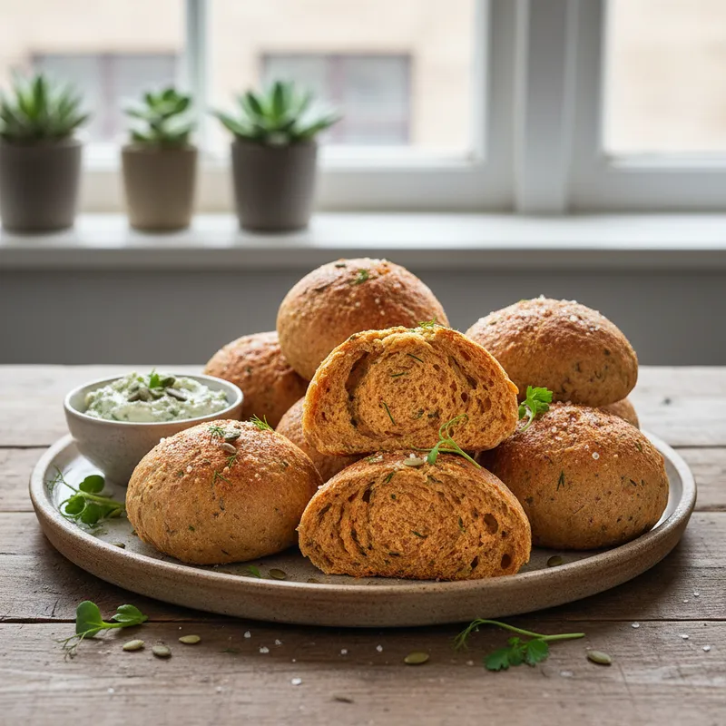 Lentil Bread Rolls