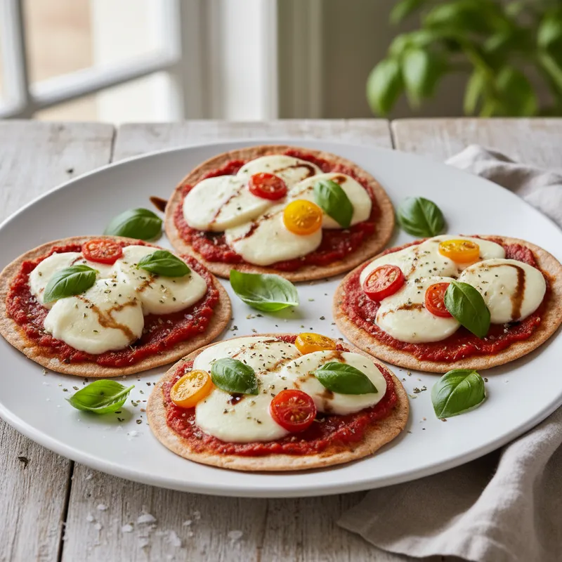Mini Caprese Pizza