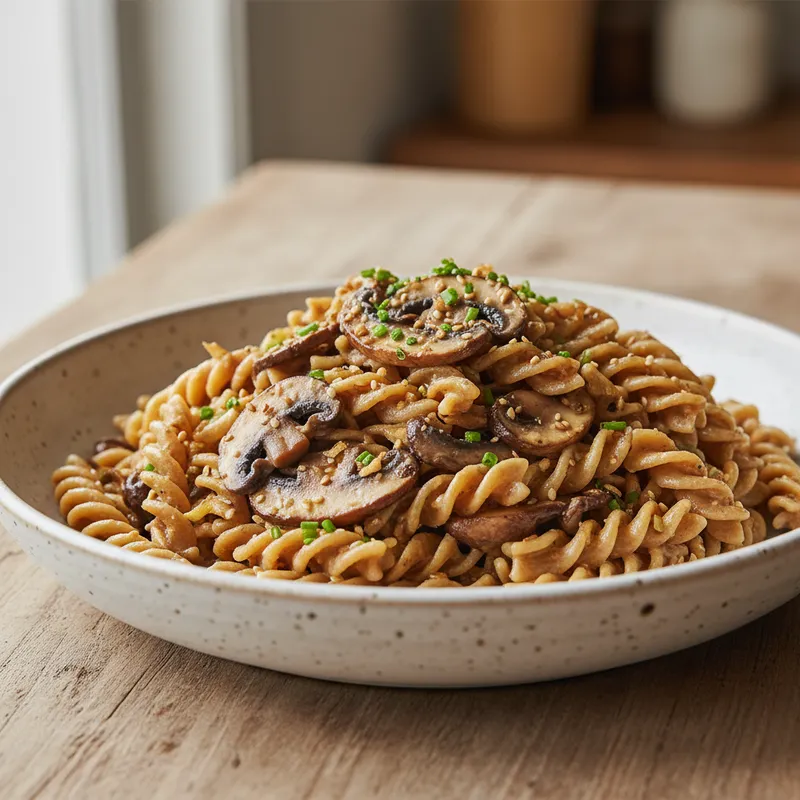 Miso Mushroom Pasta