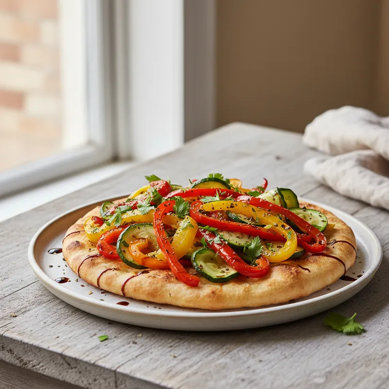 Mixed Veg Flatbread