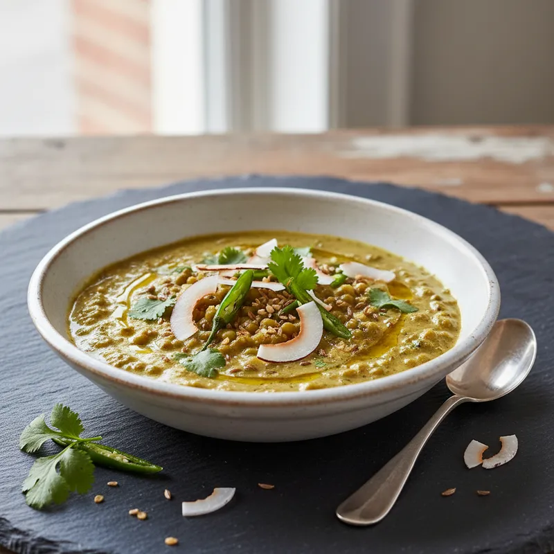 Mung Bean And Coconut Curry