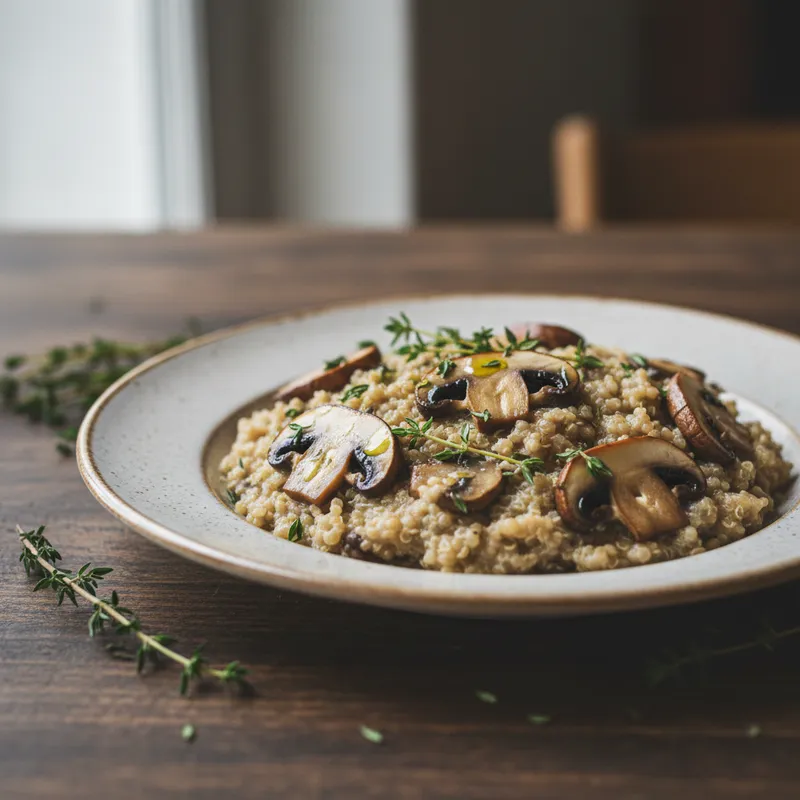 Mushroom And Thyme Risotto