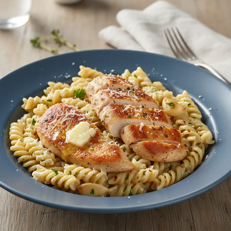 One Pot Creamy Chicken Pasta