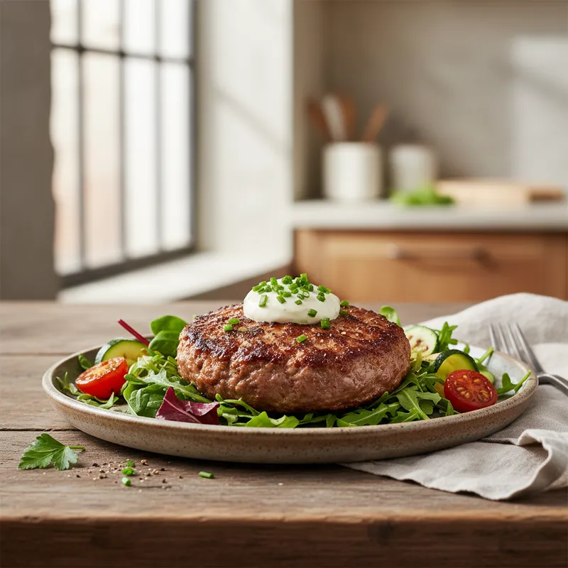 Ostrich Burger Patty