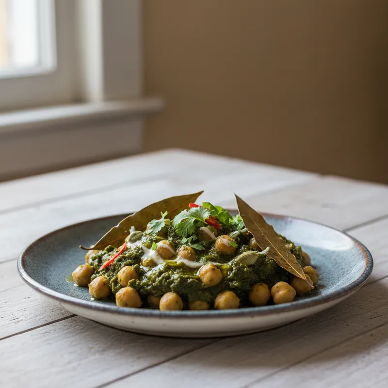Palak (Spinach) Chole