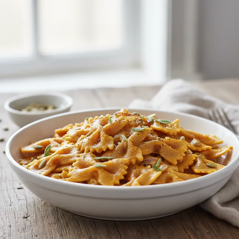 Pasta With Pumpkin Sauce