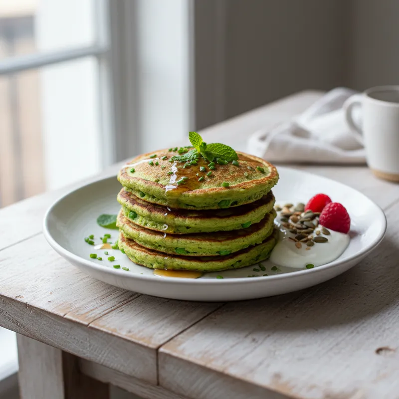 Pea Pancakes