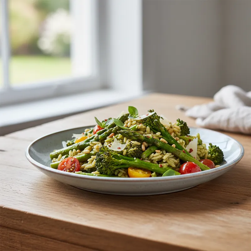 Pesto Orzo Salad