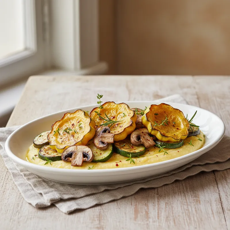 Polenta With Roasted Vegetables