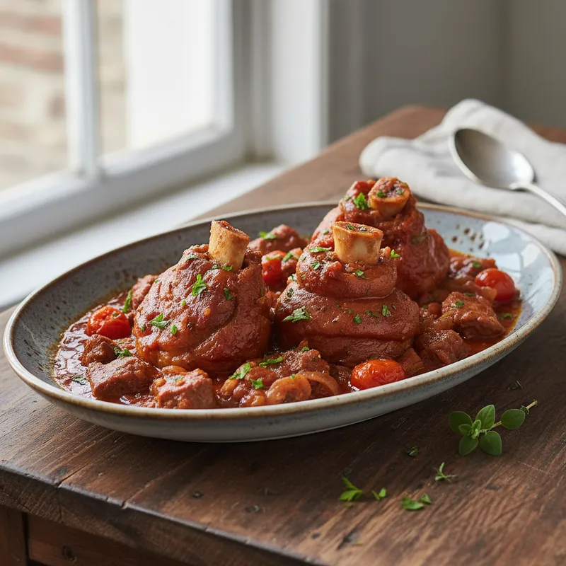 Pork Stew With Tomato Gravy