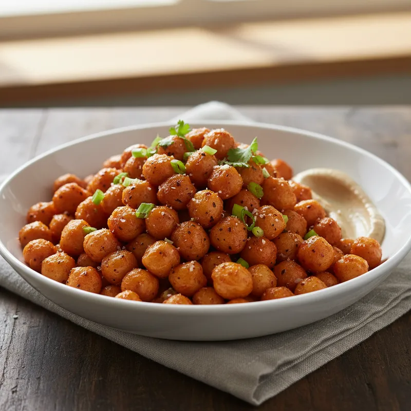 Roasted Buffalo Chickpeas