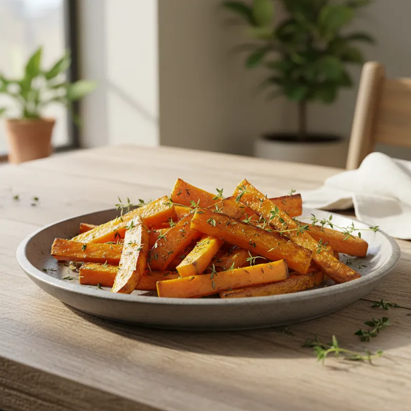 Roasted Butternut Baked Fries