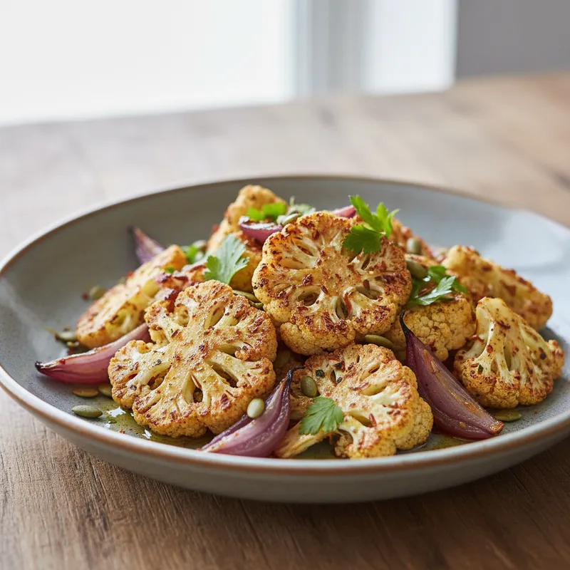 Roasted Cauliflower Salad