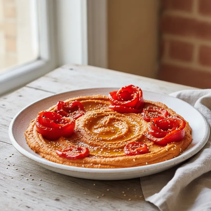 Roasted Red Pepper Hummus