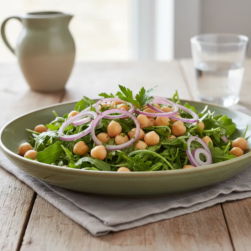 Rocket And Chickpea Salad