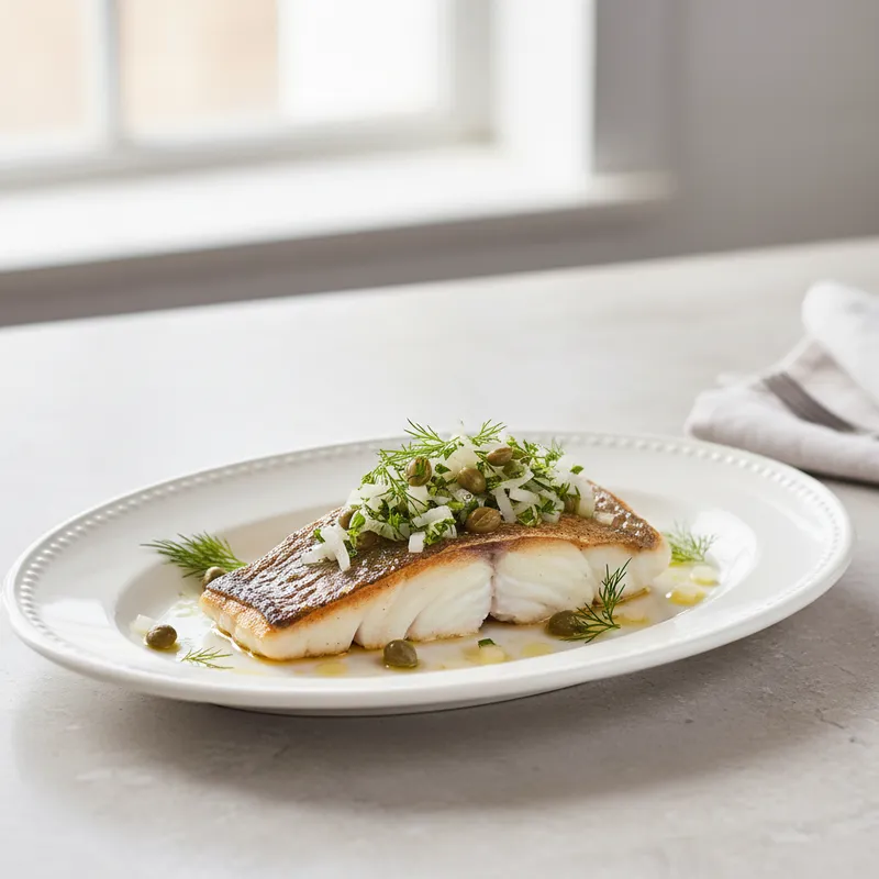 Sea Bass With Dill Relish