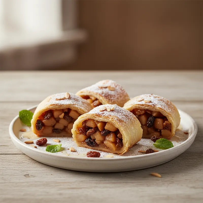Spiced Pear Strudel Bites