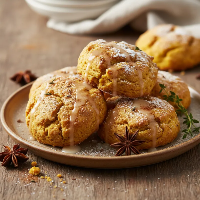 Spiced Pumpkin Biscuits