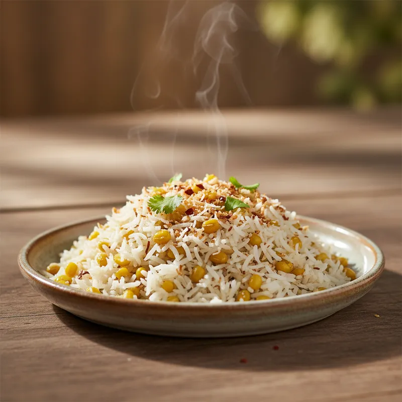 Spicy Mung Bean Rice