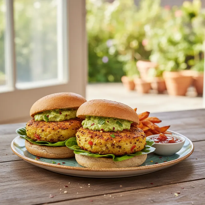 Spicy Potato Burgers